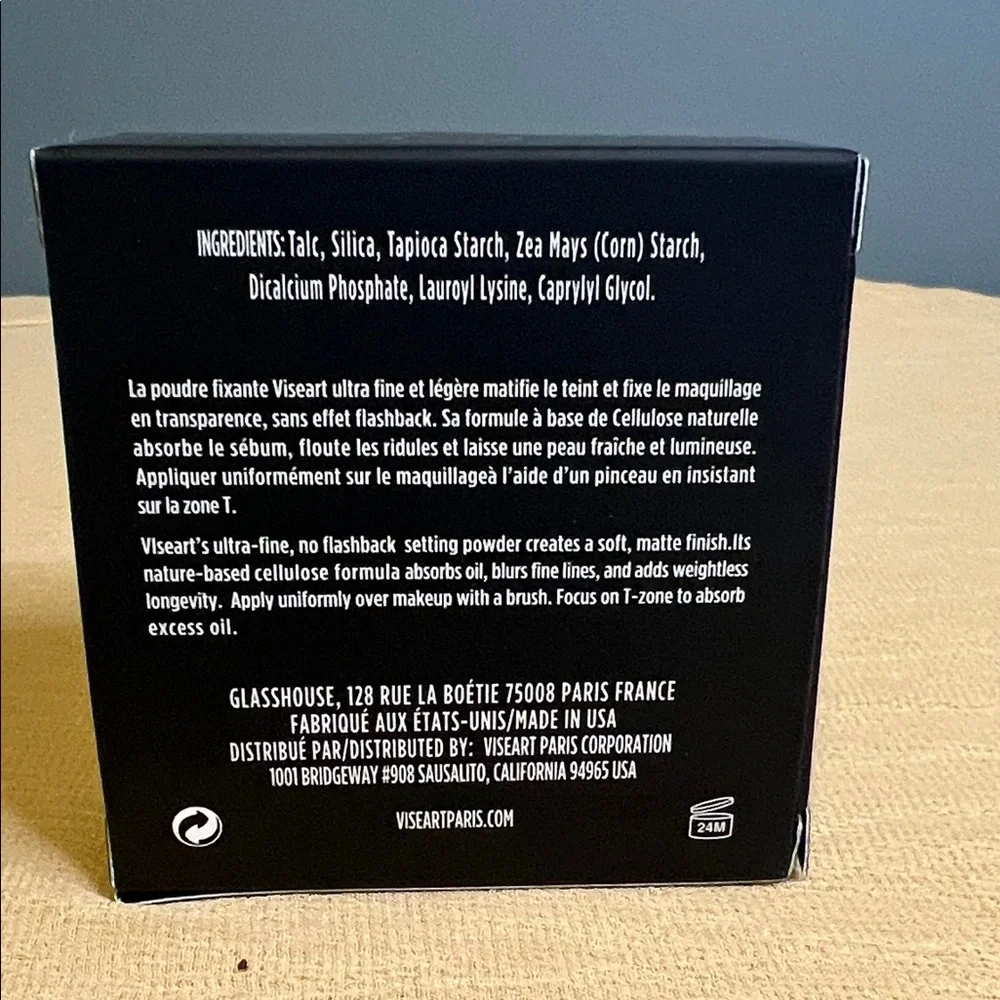 Viseart Paris Setting Powder in Black Box